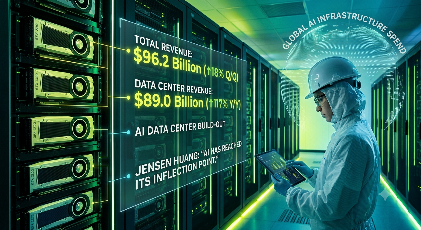 Nvidia Just Posted $96.2 Billion in Quarterly Revenue. Here Is the Line That Actually Matters